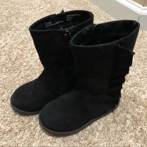 Toddler Girls Tall Black Boot